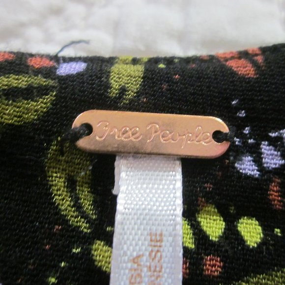 Free People Romper 0 Meet Virginia Floral Back Keyhole Pockets - Picture 3 of 12